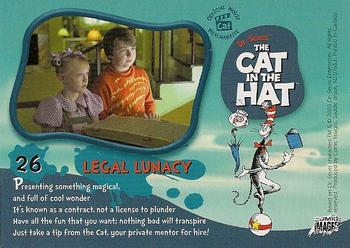 2003 Comic Images The Cat in the Hat #26 Legal Lunacy Back