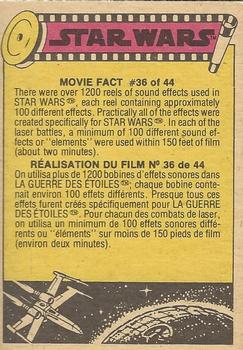 1977 O-Pee-Chee Star Wars #211 Bizarre inhabitants of the cantina! Back