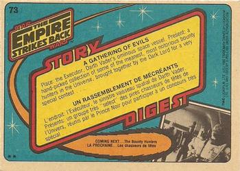 1980 O-Pee-Chee The Empire Strikes Back #73 A Gathering of Evils Back