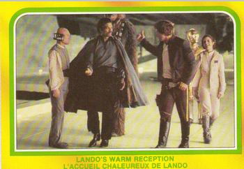 1980 O-Pee-Chee The Empire Strikes Back #321 Lando's Warm Reception Front