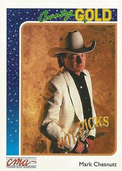 1992 Sterling Country Gold #3 Mark Chesnutt Front