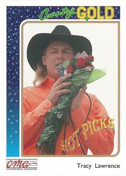 1992 Sterling Country Gold #8 Tracy Lawrence Front