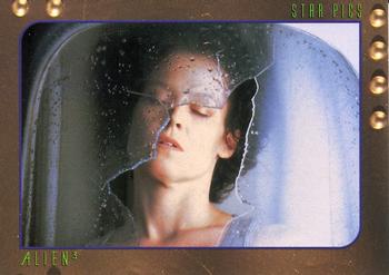 1992 Star Pics Alien 3 #2 In hypersleep, light-years are condensed into huma Front