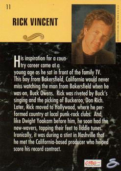 1993 Sterling Country Gold 2 #11 Rick Vincent Back