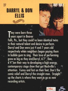 1993 Sterling Country Gold 2 #27 Darryl & Don Ellis Back