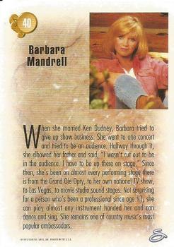 1993 Sterling Country Gold 2 #40 Barbara Mandrell Back