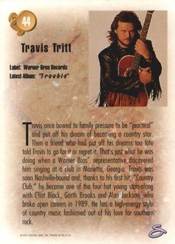 1993 Sterling Country Gold 2 #44 Travis Tritt Back