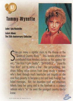 1993 Sterling Country Gold 2 #97 Tammy Wynette Back