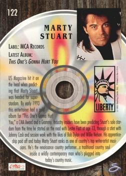 1993 Sterling Country Gold 2 #122 Marty Stuart Back