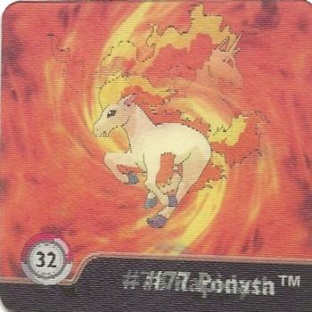 1999 ArtBox Pokemon Action Flipz Series One #32 #77 Ponyta            #78 Rapidash Front