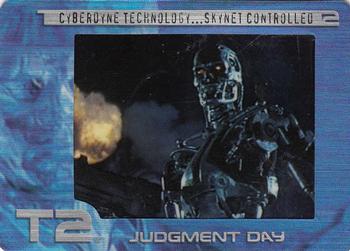 2003 ArtBox Terminator 2 FilmCardz #10 Cyberdyne Technology... Skynet Controlled Front