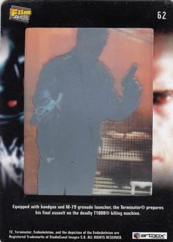 2003 ArtBox Terminator 2 FilmCardz #62 Locked and Loaded Back