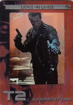 2003 ArtBox Terminator 2 FilmCardz #62 Locked and Loaded Front