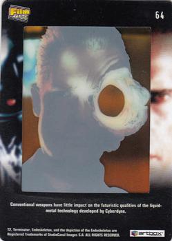 2003 ArtBox Terminator 2 FilmCardz #64 Hole in the Head Back