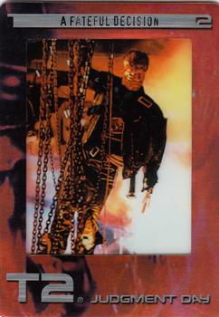 2003 ArtBox Terminator 2 FilmCardz #70 A Fateful Decision Front