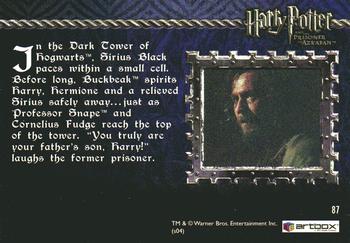 2004 ArtBox Harry Potter and the Prisoner of Azkaban #87 Freeing Sirius Black Back
