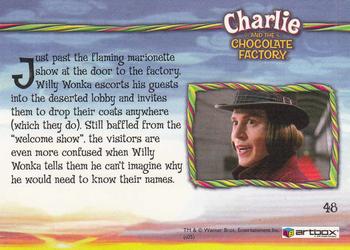 2005 ArtBox Charlie and the Chocolate Factory #48 Far Too Much To See Back