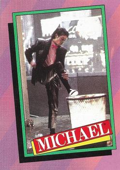 1984 Topps Michael Jackson #2 Michael Jackson won an amazing 8 Grammy Awards in… Front