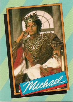 1984 Topps Michael Jackson #53 What was the name of the Jackson 5's... Front