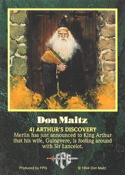 1994 FPG Don Maitz #4 Arthur's Discovery Back