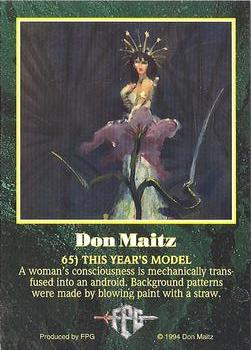 1994 FPG Don Maitz #65 This Year's Model Back