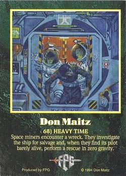 1994 FPG Don Maitz #68 Heavy Time Back