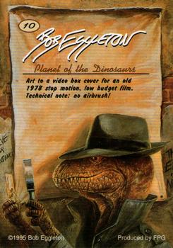1995 FPG Bob Eggleton #10 Planet of the Dinosaurs Back