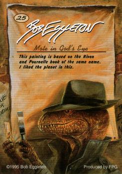 1995 FPG Bob Eggleton #25 Mote in God's Eye Back