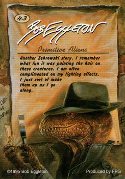 1995 FPG Bob Eggleton #43 Primitive Aliens Back