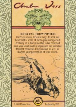 1995 FPG Charles Vess #66 Peter Pan (Show Poster) Back