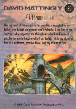 1995 FPG David Mattingly #82 Wizard World Back