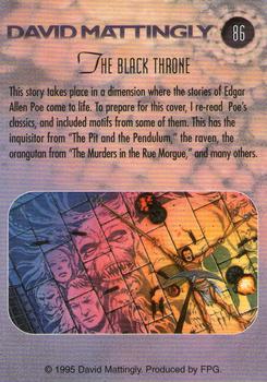 1995 FPG David Mattingly #86 The Black Throne Back