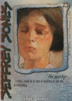 1995 FPG Jeffrey Jones II #21 the martyr Back