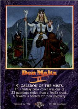 1996 FPG Don Maitz II #9 Caledon of the Mists Back
