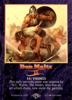 1996 FPG Don Maitz II #54 Vikings Back