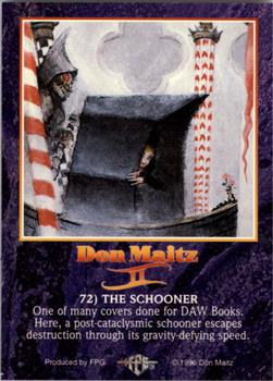 1996 FPG Don Maitz II #72 The Schooner Back