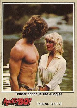1981 Fleer Here's Bo! #23 Tender scene in the Jungle! Front