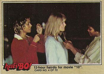1981 Fleer Here's Bo! #4 12-hour hairdo for movie 