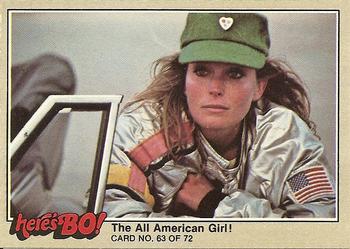 1981 Fleer Here's Bo! #63 The All American Girl! Front