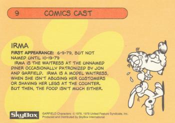 1992 SkyBox Garfield Premier Edition #9 Irma Back