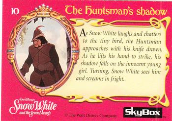 1993 SkyBox Snow White and the Seven Dwarfs #10 The Huntsman's shadow Back