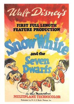1993 SkyBox Snow White and the Seven Dwarfs #61 1937 A Front