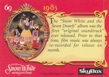 1993 SkyBox Snow White and the Seven Dwarfs #69 1983 Back