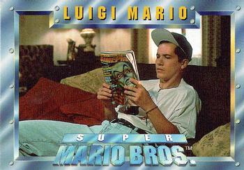1993 SkyBox Super Mario Bros. #4 Luigi Mario Front