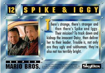 1993 SkyBox Super Mario Bros. #12 Spike & Iggy Back