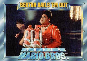 1993 SkyBox Super Mario Bros. #60 Bertha Bails 'Em Out Front