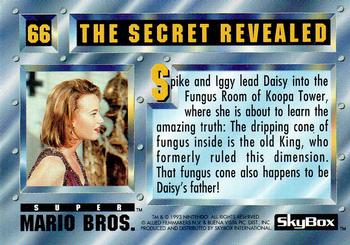 1993 SkyBox Super Mario Bros. #66 The Secret Revealed Back