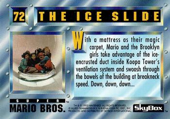 1993 SkyBox Super Mario Bros. #72 The Ice Slide Back