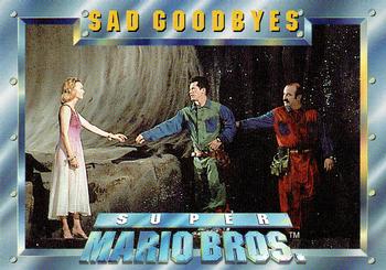 1993 SkyBox Super Mario Bros. #89 Sad Goodbyes Front