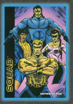 1993 SkyBox Ultraverse #36 Squad Front